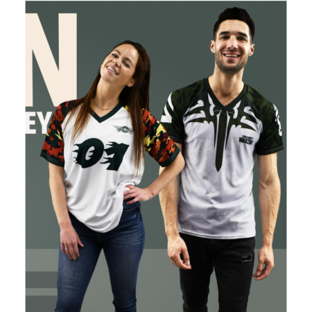 Unisex MVP Micro-Mesh Raglan V-Neck