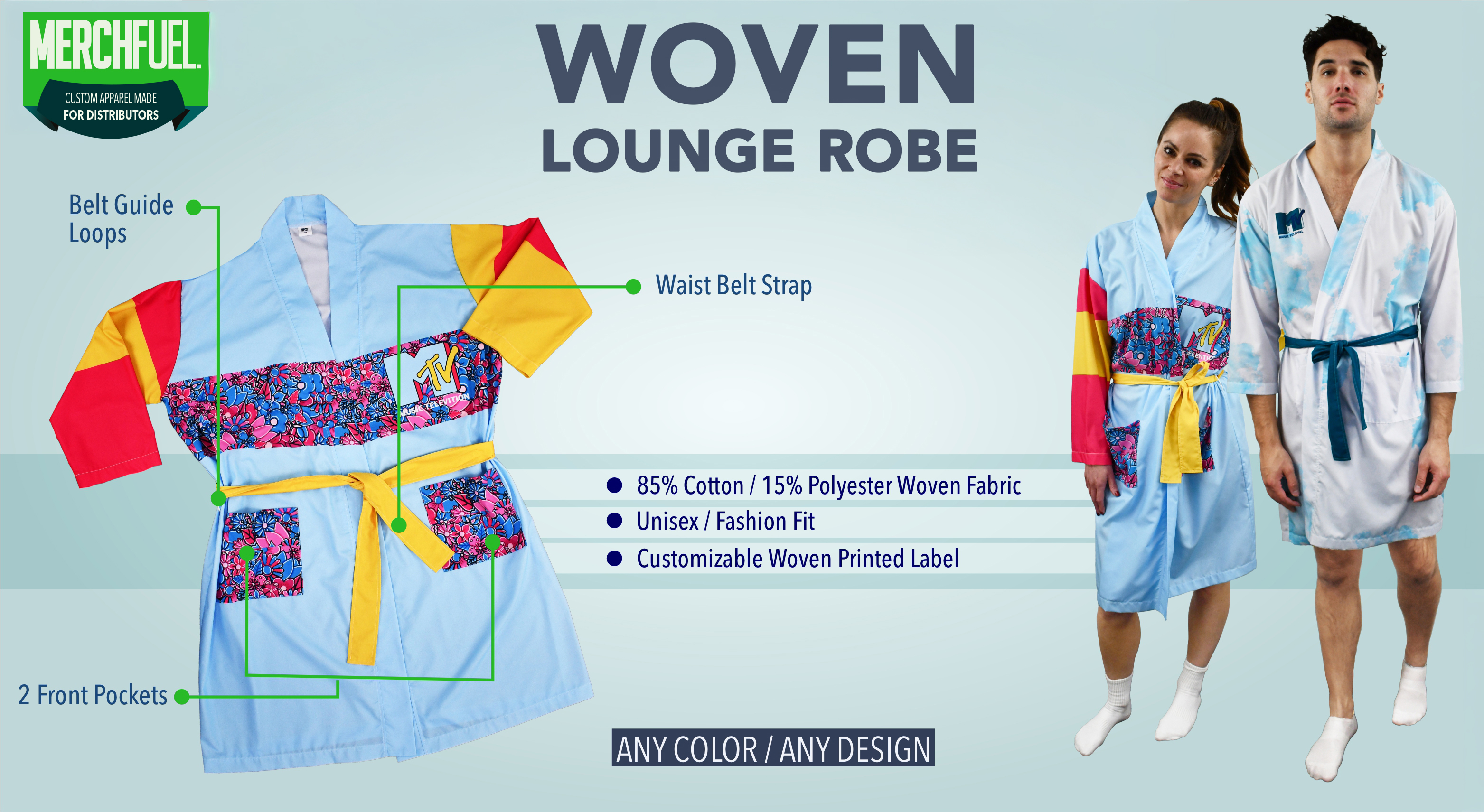 woven lounge robe