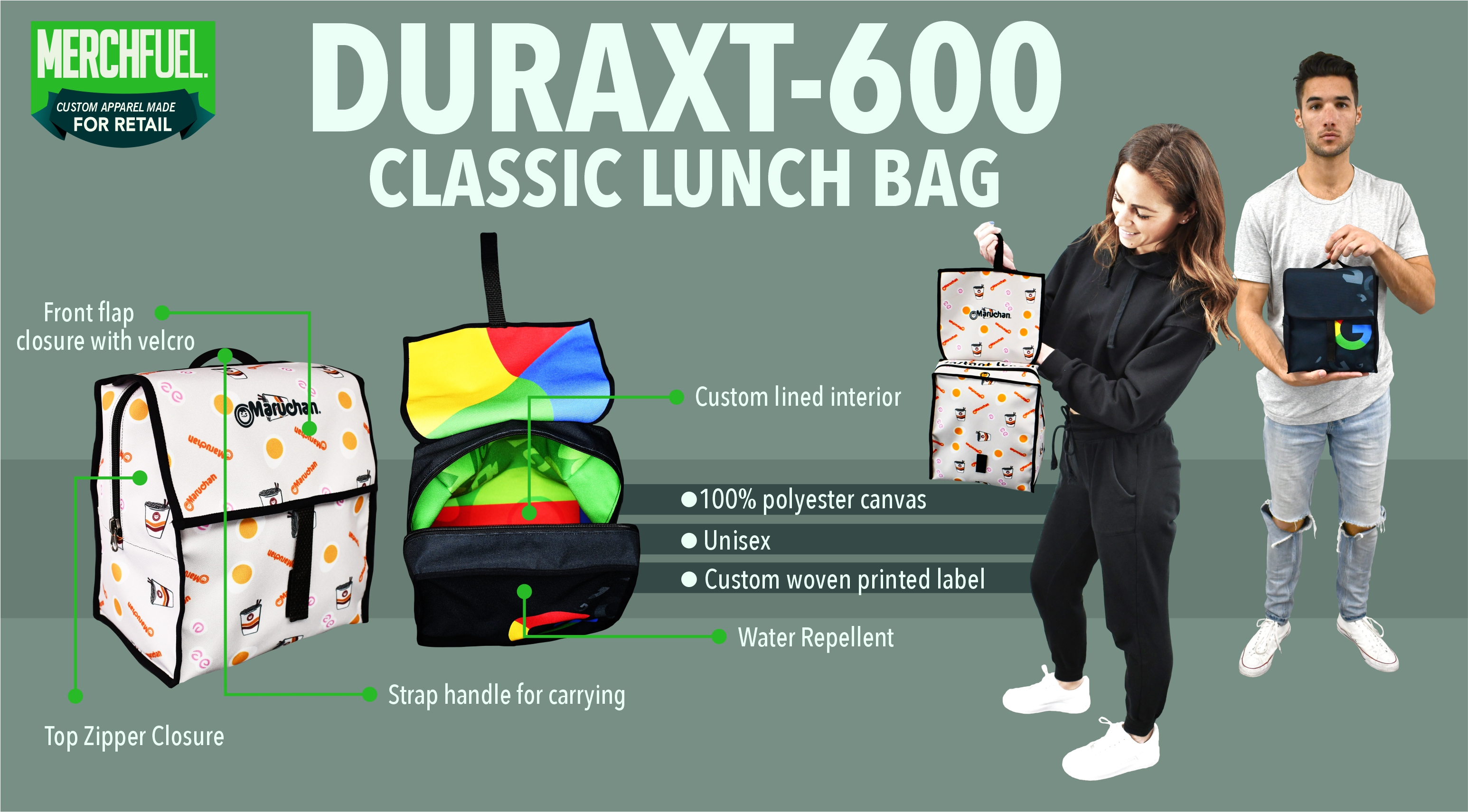 duraxt 600 classic lunch bag