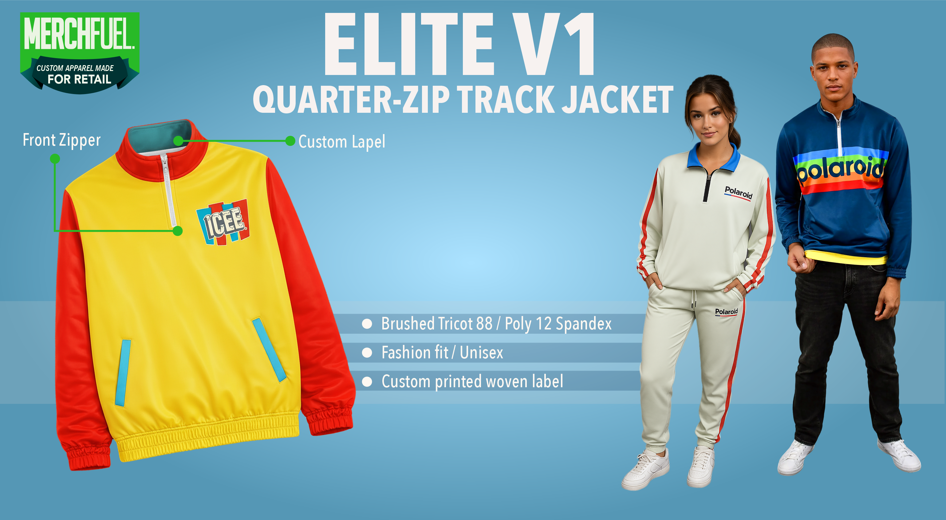 ELITE V1 Quarter-Zip Track Jacket
