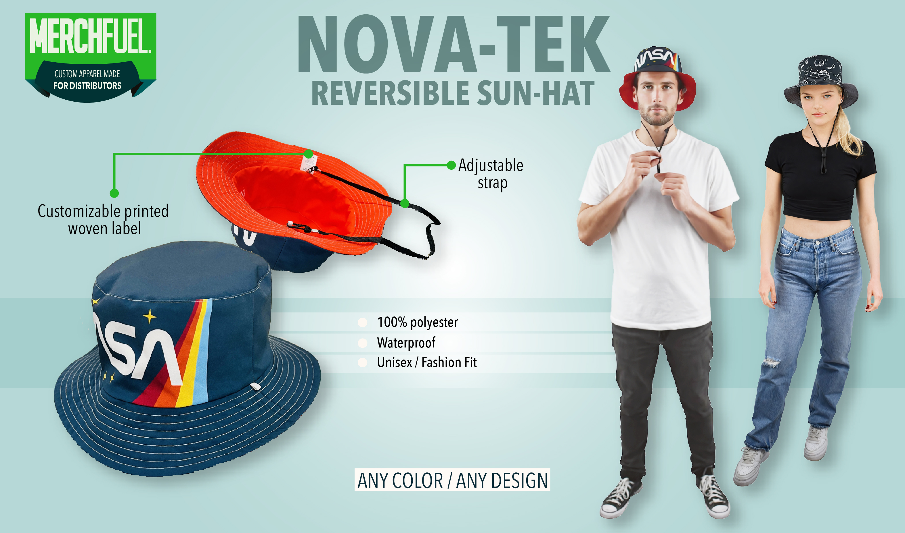 reversible sun hat