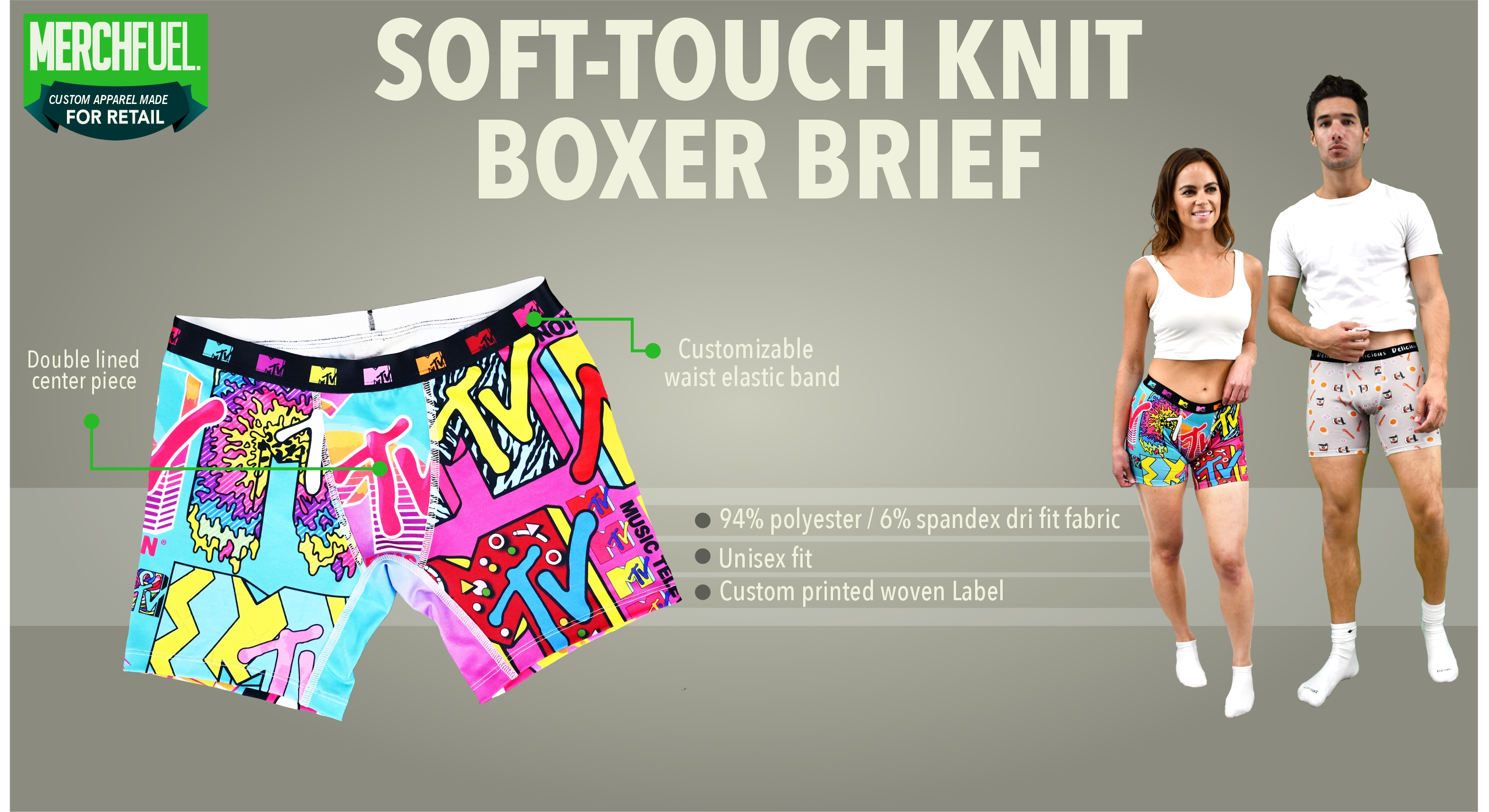 soft touch knit boxer brief