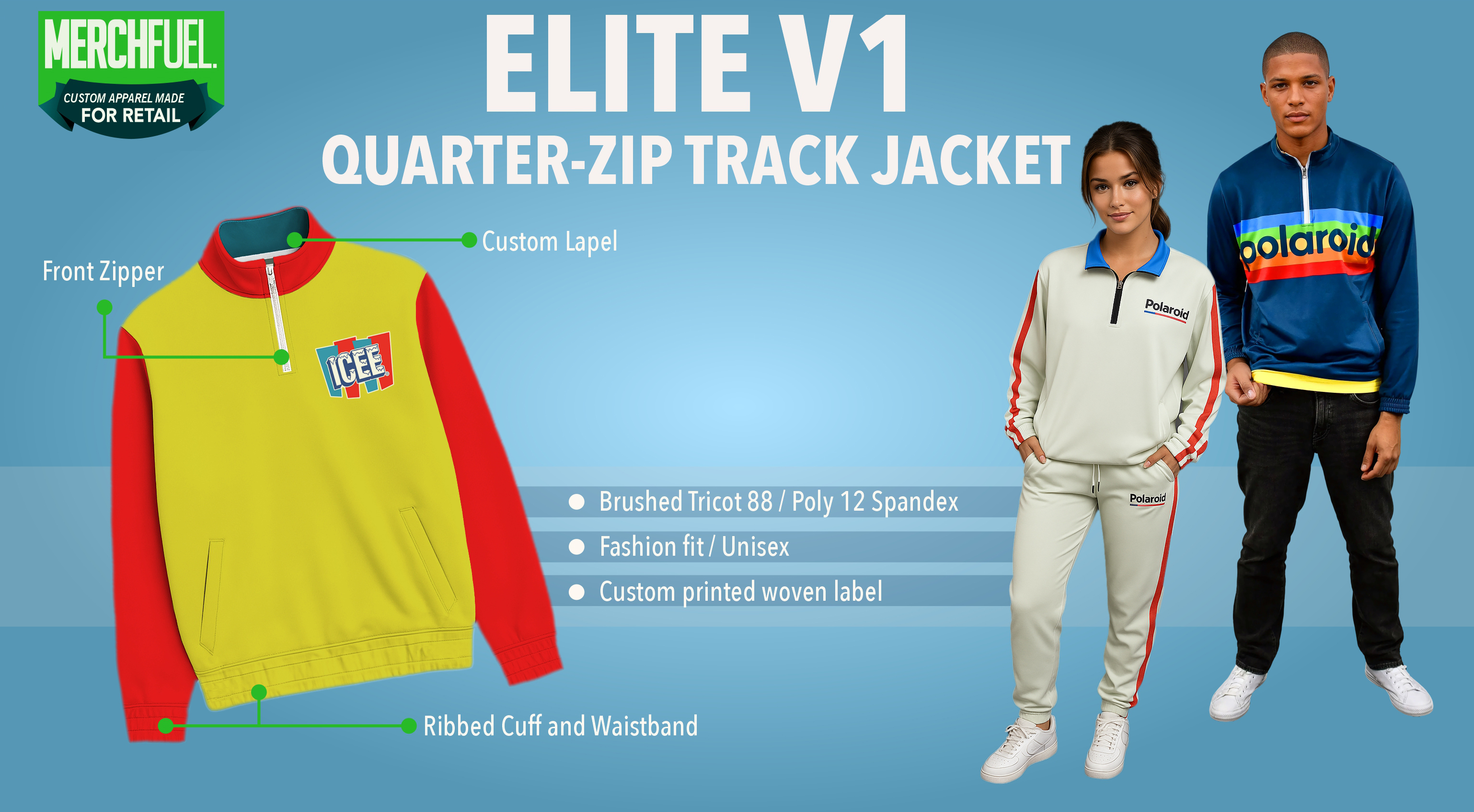 ELITE V1 Quarter-Zip Track Jacket