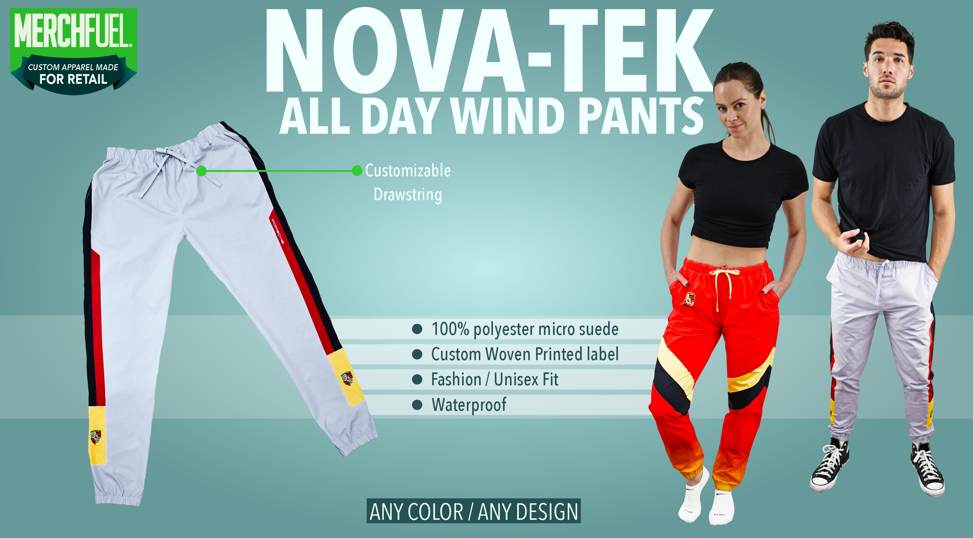 nova tek all day wind pants