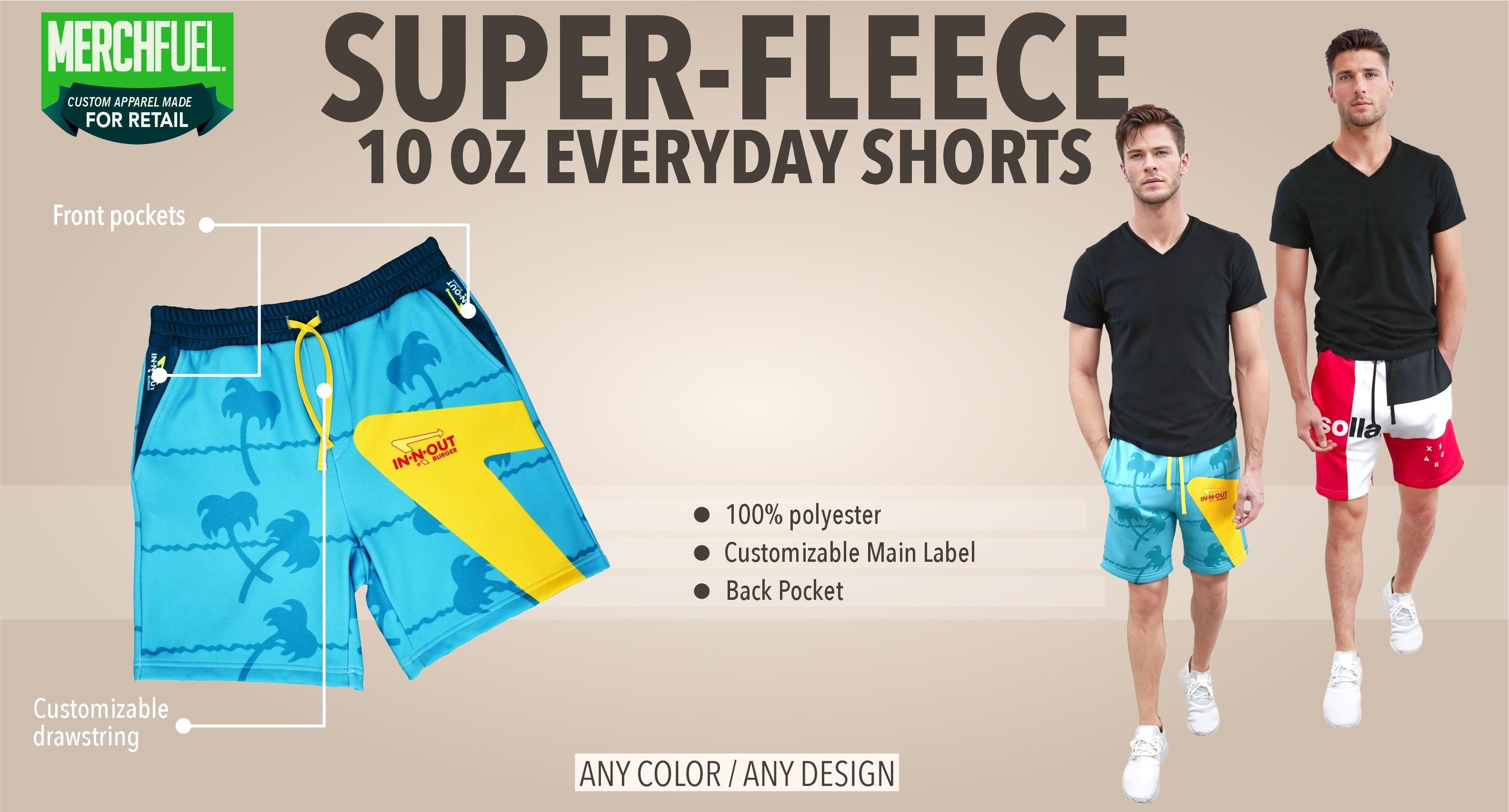 super fleece 10oz everyday shorts