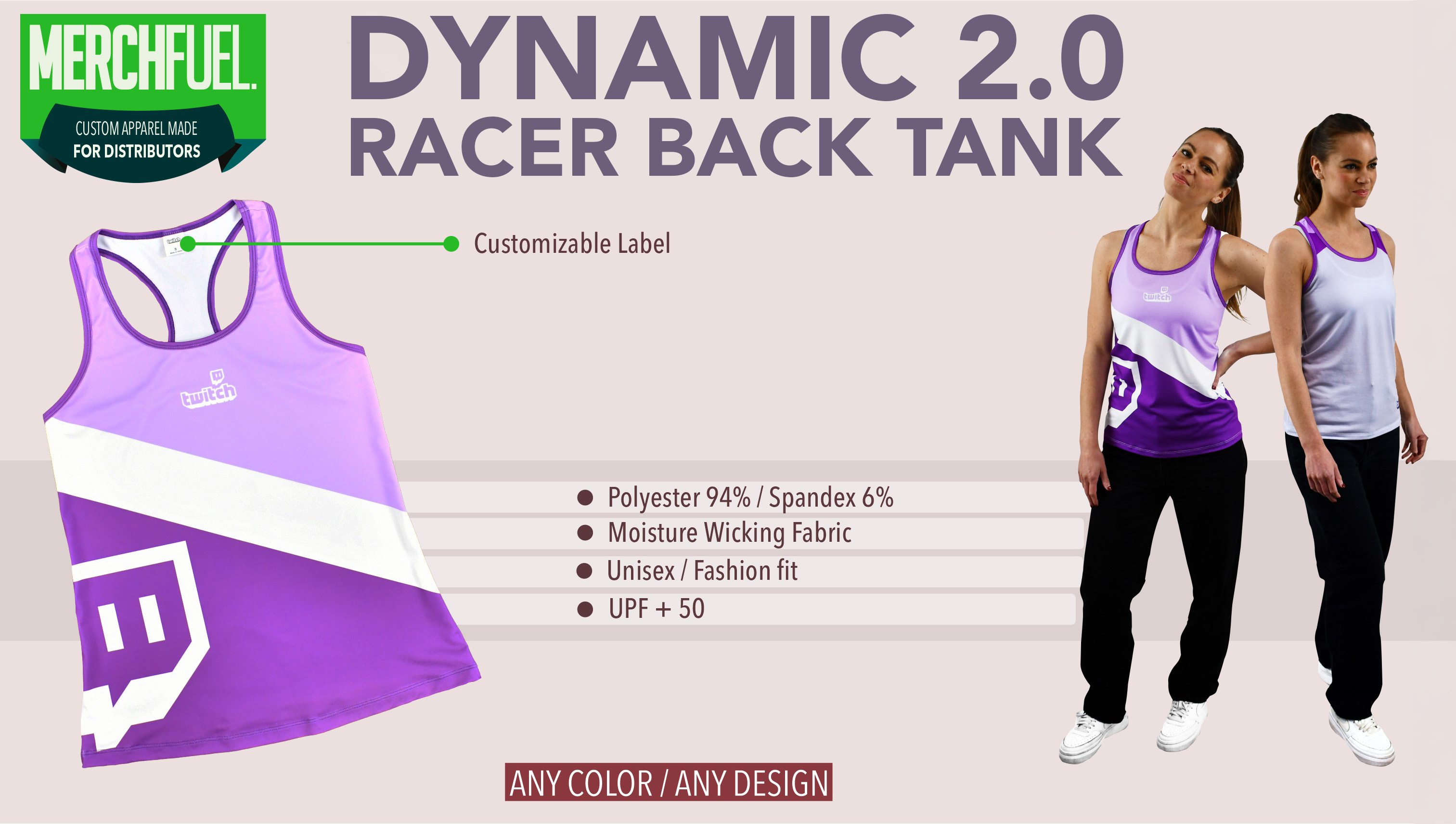 Dynamic 2-0 Racer Back Tank