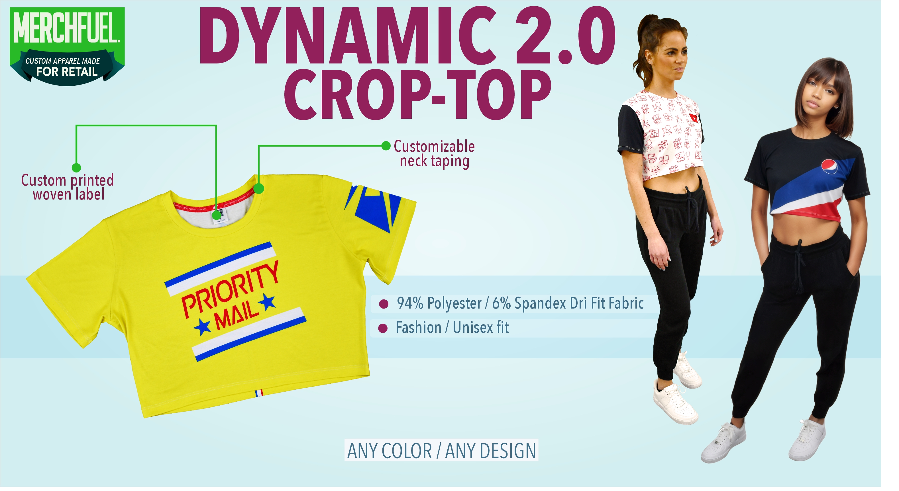 dynamic 2.0 crop top